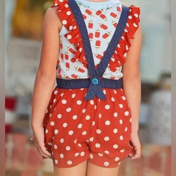 Matilda Jane Brilliant Daydream Most Magical Day Romper Size 8 - Picture 2 of 7